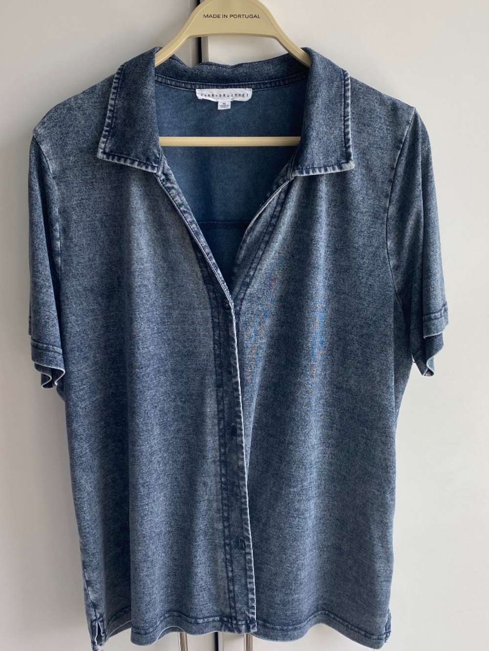 Jane + Delancey Women Top, Size XL, Blue, Made in China